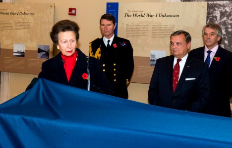 Princess Anne & ANC Superintendent Jack Lechner unveiling - Display Room (15727324845)