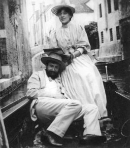 Primoli, Giuseppe - Jean-Louis Forain und Jeanne Bosc in einer Gondel (Zeno Fotografie)