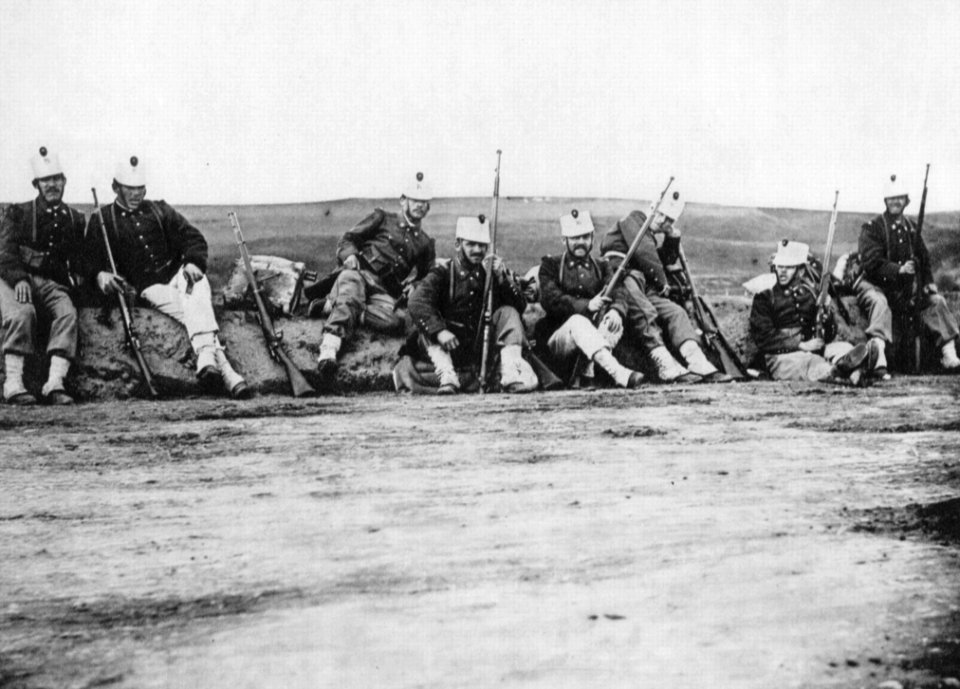 Primoli, Giuseppe - Soldaten des 12. Infanterieregiments (Zeno Fotografie)