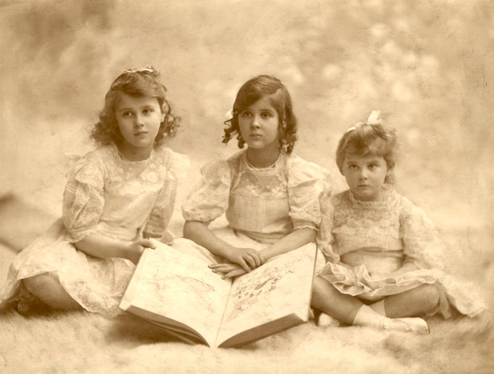 Princess Paul of Yugoslavia; Elizabeth, Countess Toerring-Jettenbach; Princess Marina, Duchess of Kent by Lallie Charles (née Charlotte Elizabeth Martin)