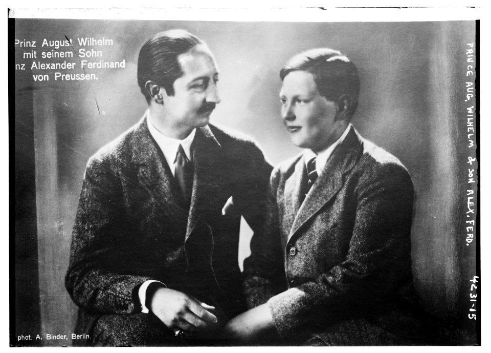 Prince Aug. Wilhlm & son Alex. Ferd. LCCN2014704746