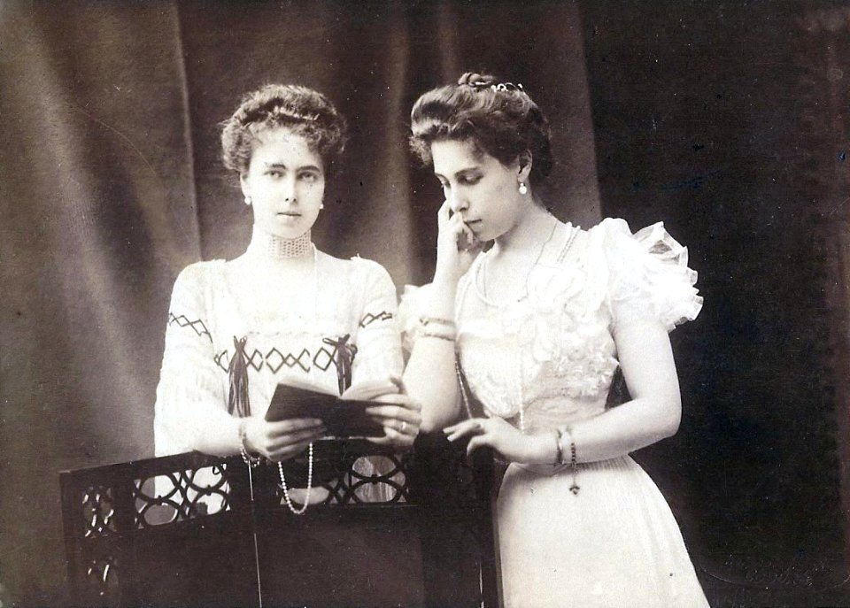 Princesses Beatrice and Victoria Melita of Saxe-Coburg and Gotha