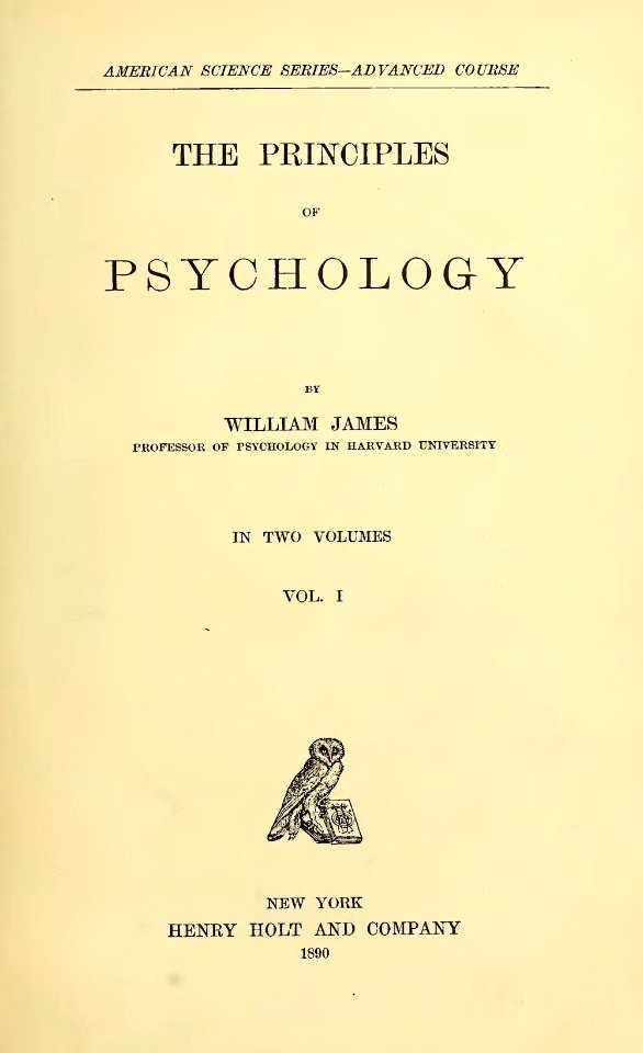 Principles of Psychology (James) v1 pi