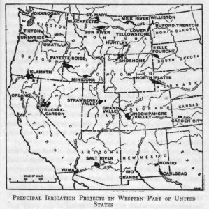 Principal irrigation projects in western part of United States LCCN2008677056