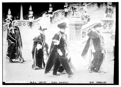 Prince (of) Wales, King Manuel, Duke Connaught LCCN2014689315