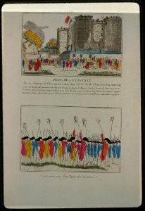 Prise de la Bastille par les Citoyens de Paris...; C'est ainsi que l'on punit les traitres LCCN91480935