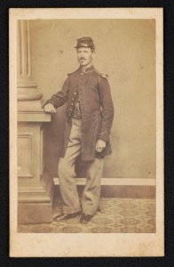 Private John A. Pepperman of Co. A., 34th Pennsylvania Infantry Regiment in uniform) - Bell & Brothers, photographers, 480 Penna. Avenue, Washington, D.C LCCN2017650947