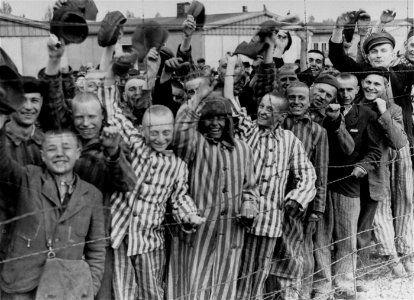 Prisoners liberation dachau photo
