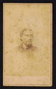 Private Squire Whitaker Jayne of Co. C., 35th Pennsylvania Infantry Regiment and Co. E, 191st Pennsylvania Infantry Regiment in uniform) - Gardner, corner 7th & D Str., Washington, D.C LCCN2017650948