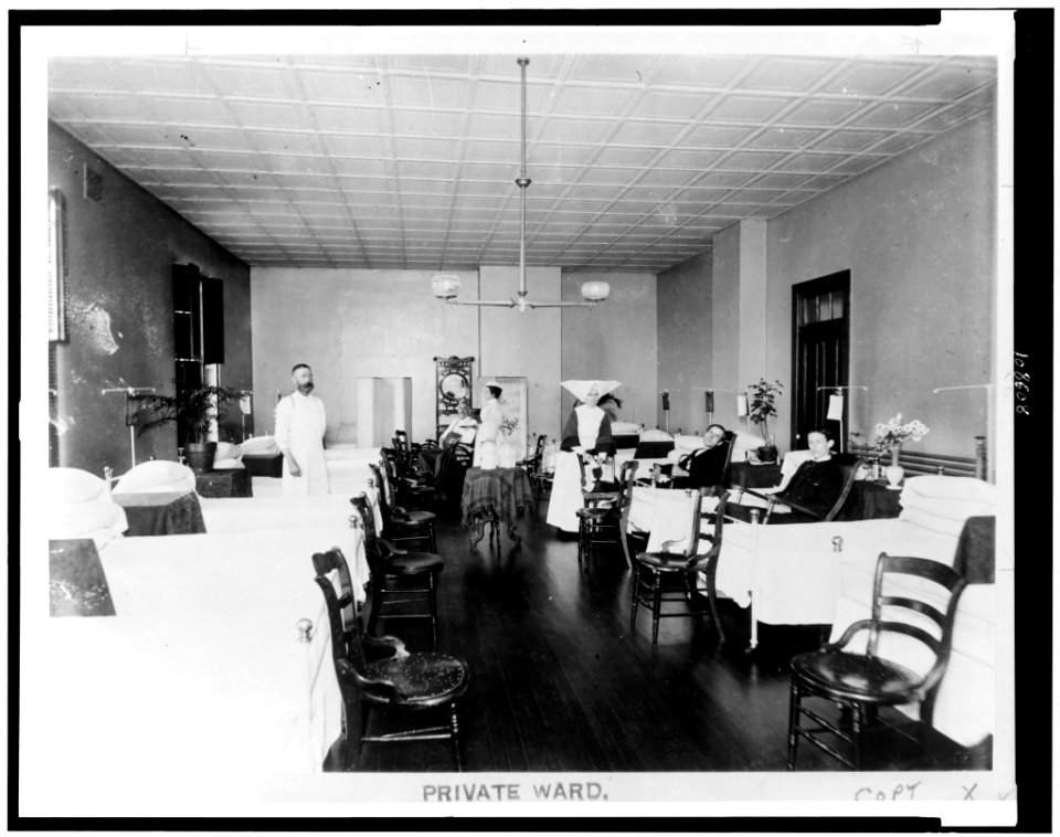 Private ward in Providence Hospital, Washington, D.C. LCCN93516993