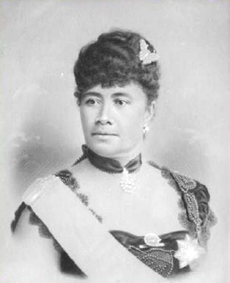 Princess Liliuokalani, retouched photo by J. J. Williams (Bishop Museum)
