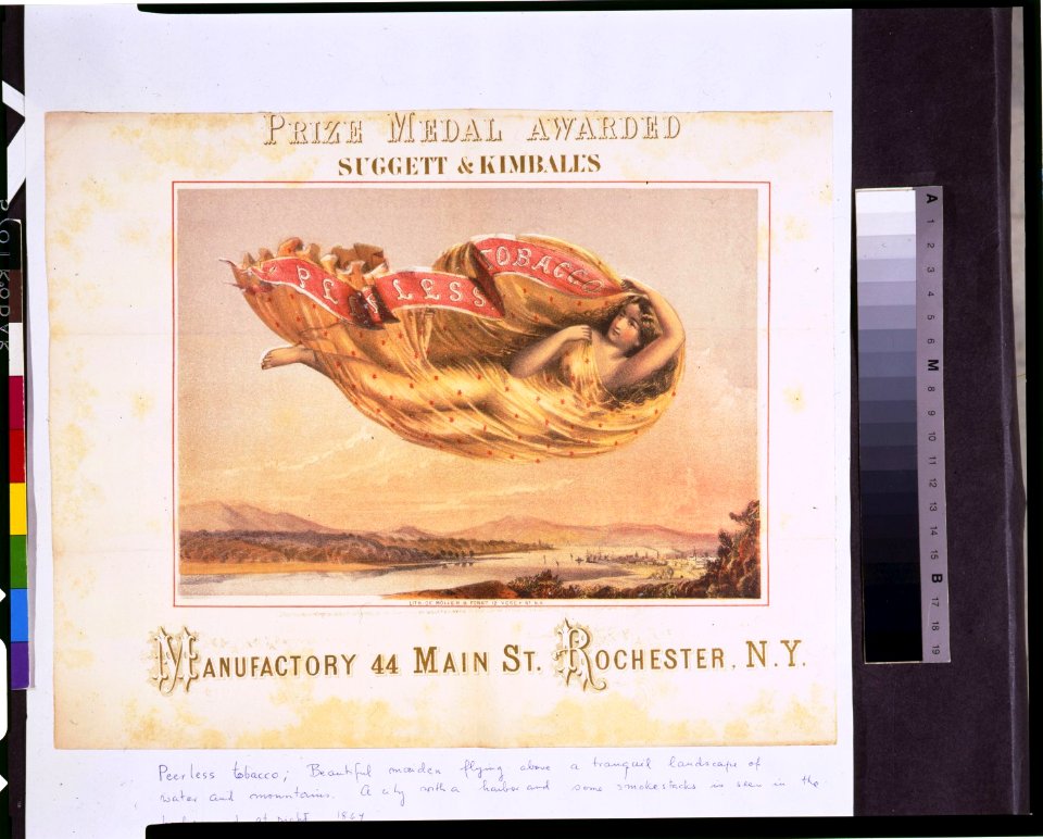 Prize medal awarded-Suggett & Kimball's peerless tobacco - lith. of Moller & Forst 12 Vesey St. N.Y. LCCN96504694