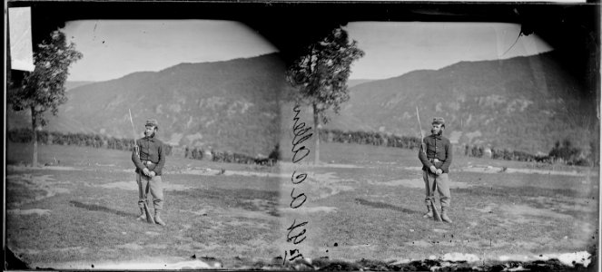 Private of infantry on post - NARA - 529597