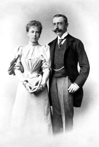 Princess Alexandra of Saxe-Coburg-Gotha and Prince Ernest of Hohenlohe-Langenburg