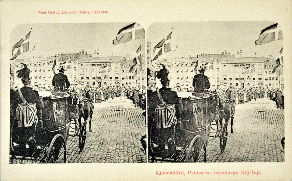 Prins Carl og Prinsesse Ingeborgs bryllup d. 27. august 1897