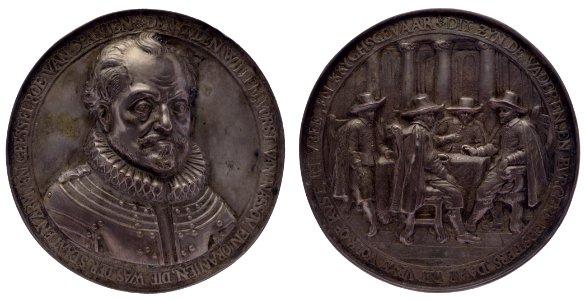 Prins Willem I (1533-1584) en de burgemeesters van Amsterdam, objectnr PA 472