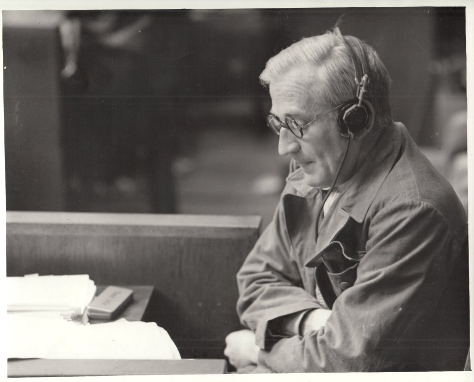 Prof. Eugen Haagen, defense witness in the Doctors' Trial
