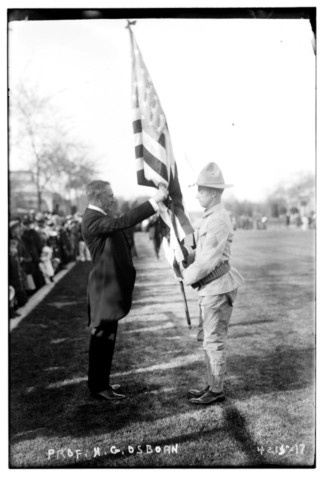 Prof. H. G. Osborn (Old Glory) LCCN2014704623