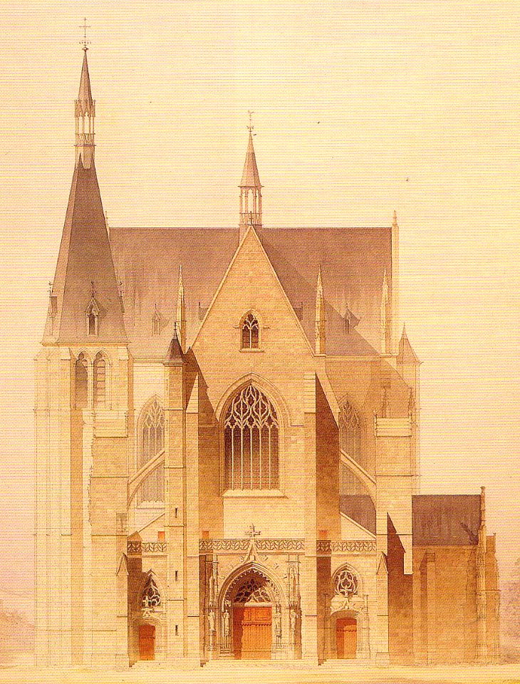 Projet de restauration de Juste Lisch en 1868