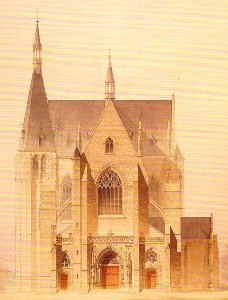 Projet de restauration de Juste Lisch en 1868