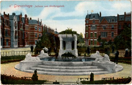 Prinses Juliana Monument, Juliana van Stolbergplein, Den Haag, 1910