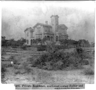 Private Residence, southwest corner Sutter and Gough Streets, San Francisco LCCN2002723019