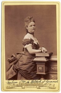 Prinsessan Pauline av Waldeck och Pyrmont. 1870-tal - Nordiska Museet - NMA.0053186