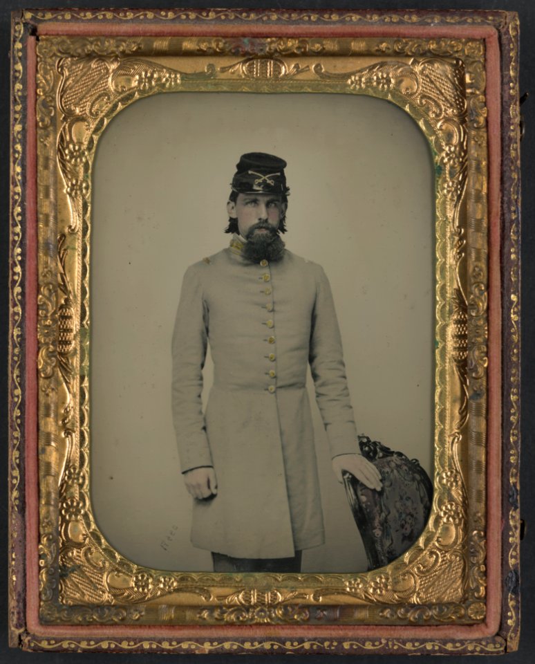Private William Stone of Co. D, 2nd South Carolina Cavalry Regiment, in uniform) - Rees LCCN2014646223