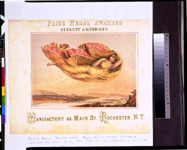 Prize medal awarded-Suggett & Kimball's peerless tobacco - lith. of Moller & Forst 12 Vesey St. N.Y. LCCN96504694