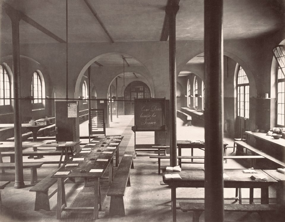 Prison de la Santé - Réfectoire et Salle d'École