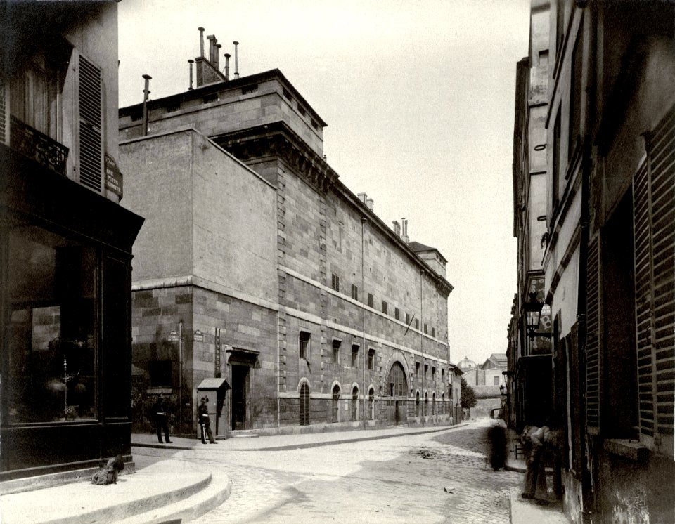 Prison Sainte Pélagie Eugène Atget 1898 BNF Gallica