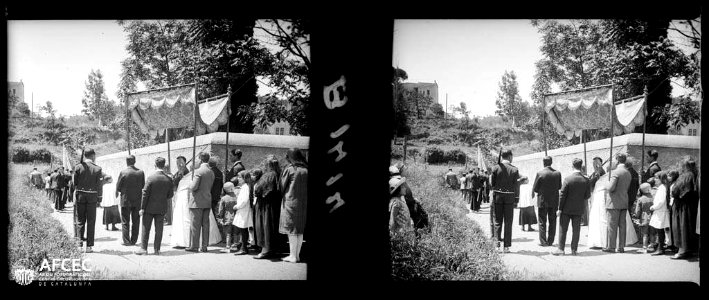 Processó de Corpus a Vallvidrera (AFCEC GAUSACHS B 01414)