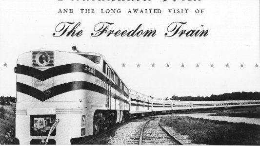 Promotion -Photograph of The Freedom Train (19084604375)