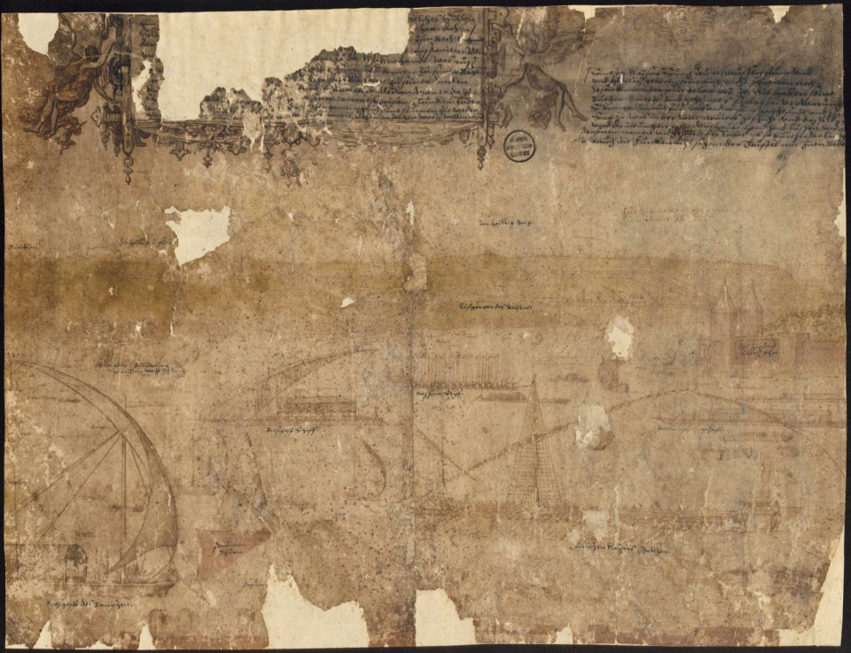 Prospect of Constantinople, Sheet 1, Melchior Lorck, 1559