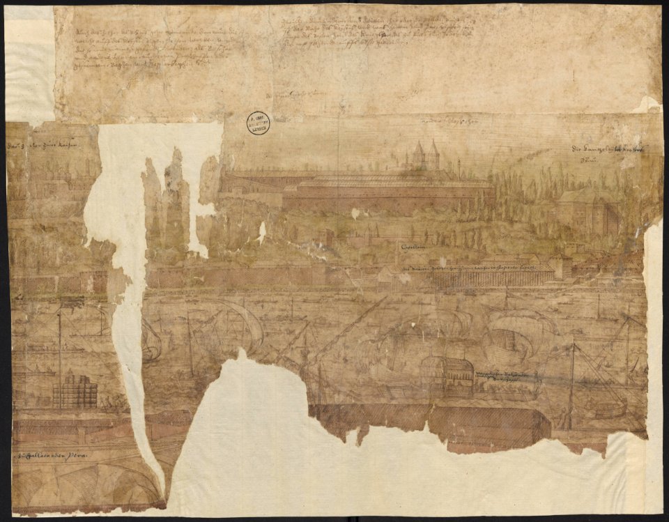 Prospect of Constantinople, Sheet 4, Melchior Lorck, 1559