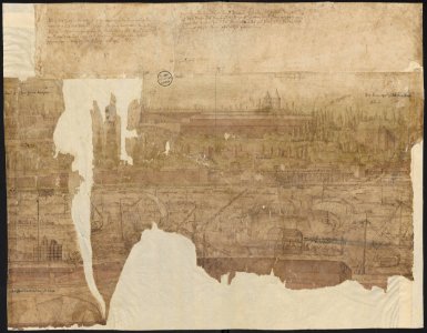 Prospect of Constantinople, Sheet 4, Melchior Lorck, 1559