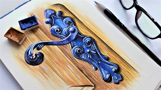 Door lock ornament