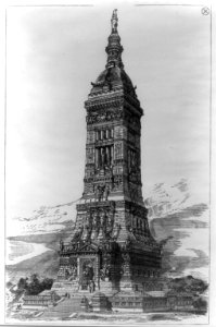 Proposed design for the completion of the Washington Monument, Washington, D.C. LCCN2011648065