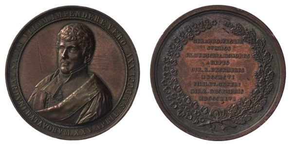 Prof. Dr. Gerardus Vrolik (1775-1859) ter ere van zijn 50 jarig doctoraat, objectnr PA 2800