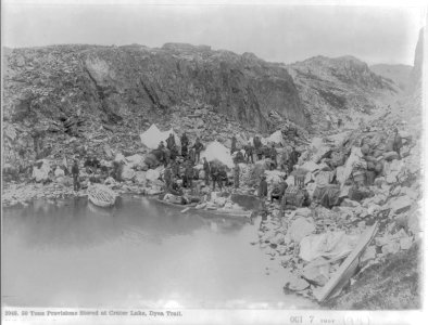 Provisions stored at Crater lake LCCN2016653512