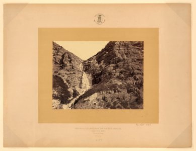 Provo Fall, Utah - T. H. O'Sullivan, phot. LCCN2004680327