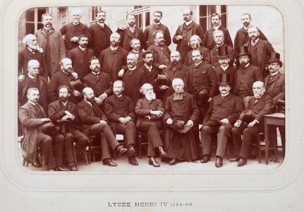 Professeurs Henri IV 1888 PF photo