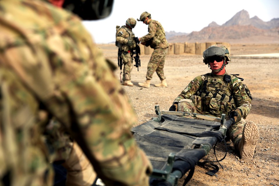PRT Farah Conducts Medical Evacuation Training with Charlie Co., 2-211th Aviation Regiment at Forward Operating Base Farah 130109-N-IE116-138