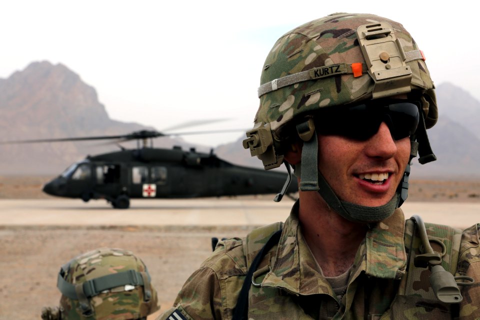 PRT Farah conducts medical evacuation training with Charlie Co., 2-211th Aviation Regiment at Forward Operating Base Farah 130109-N-IE116-389