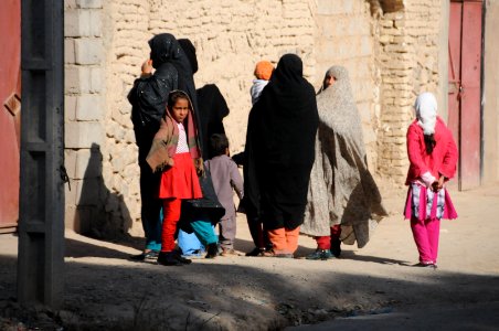 PRT Farah meets with Director of Repatriation and Refugees in Farah City 130122-N-LR347-269