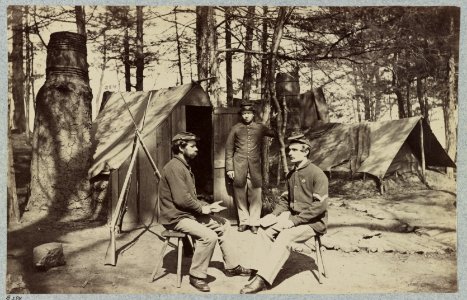 Provost Guard at Headquarters 6th Army Corps, near Hazel River, Va., 1864 LCCN2013647886