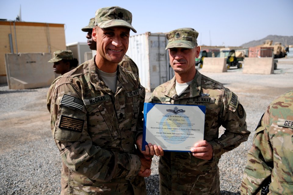 PRT Farah sailors earn Information Dominance Warfare Qualifications 130606-N-LR347-046