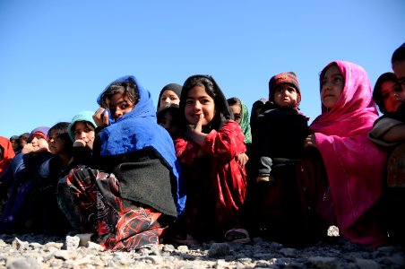 PRT Farah visits local returnee and refugee village 130209-N-LR347-111