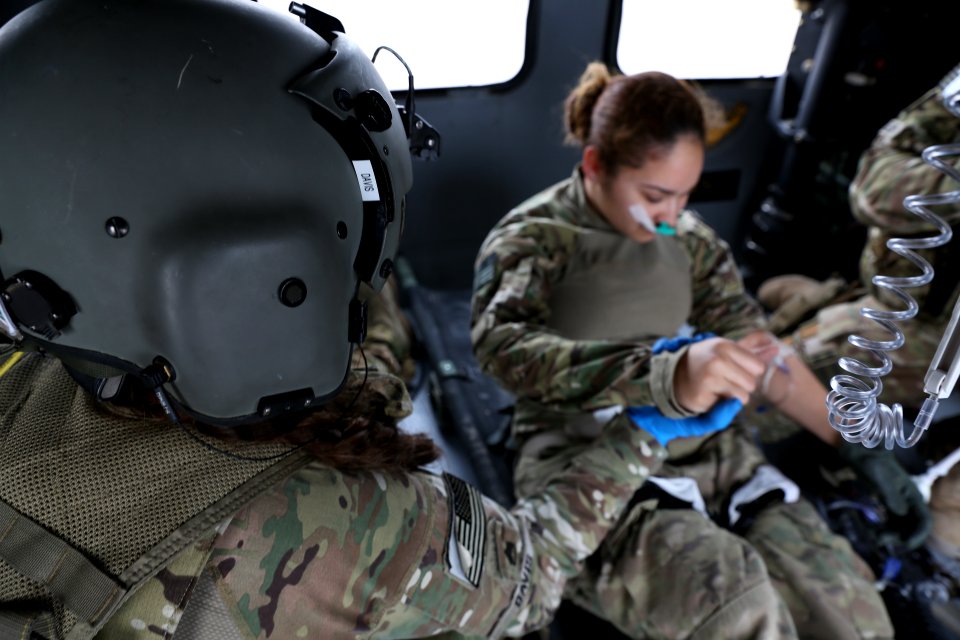 PRT Farah conducts medical evacuation training with Charlie Co., 2-211th Aviation Regiment at Forward Operating Base Farah 130109-N-IE116-349