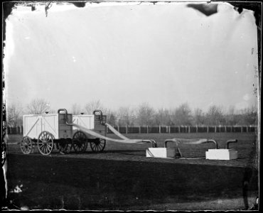 Prof. Lowe's balloon gas generator - NARA - 528871